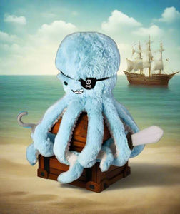 Plush Blue Octopus