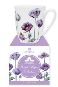 PURPLE PEONY MUG